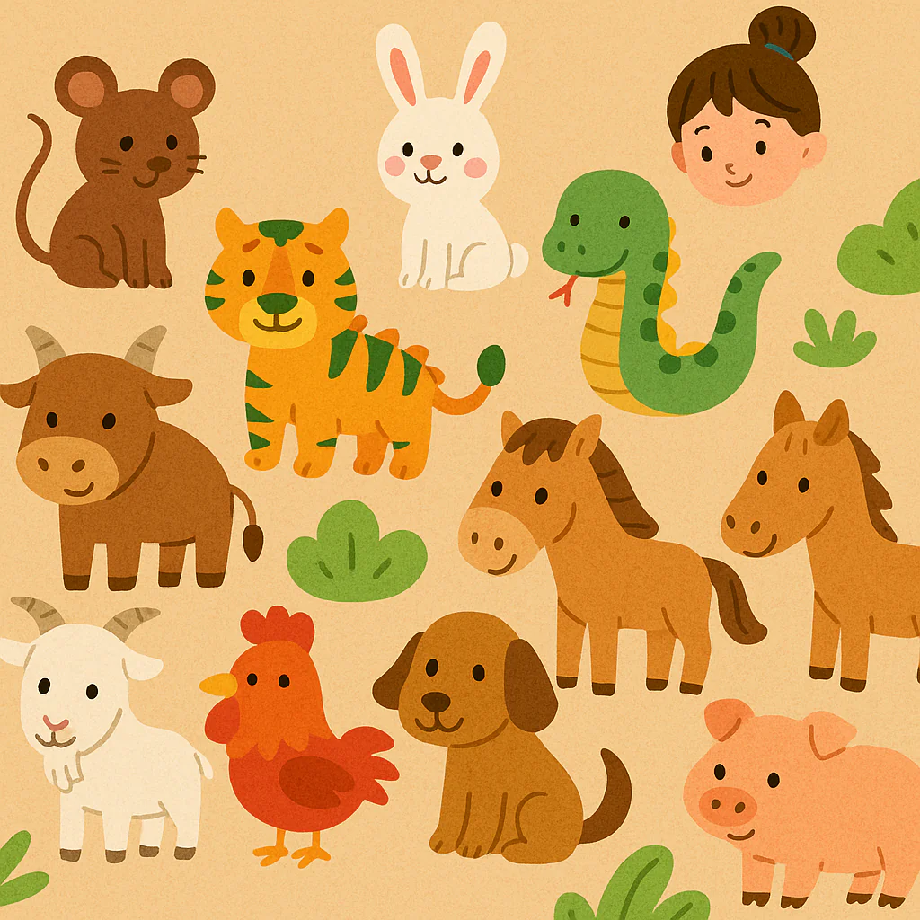 Lire la suite à propos de l’article Atelier 12 animaux astrologiques Chinois