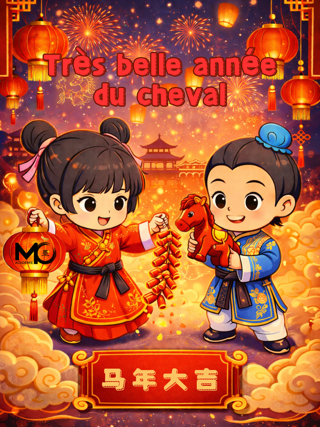 Read more about the article 墨学堂祝您：马年大吉，一马当先！🐎